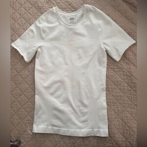 Spanx Men’s Ultra Sculpt White Short Sleeve  Compression T-Shirt Size XL